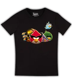 Angry Birds на черной